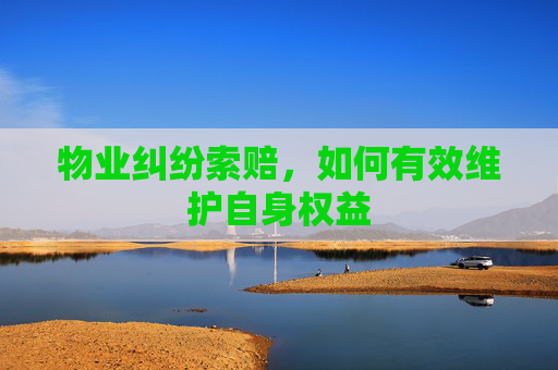 物业纠纷索赔，如何有效维护自身权益