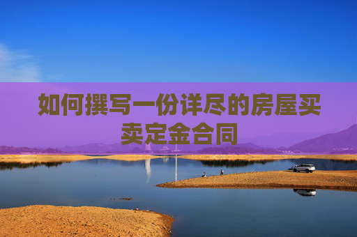 如何撰写一份详尽的房屋买卖定金合同