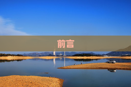 前言