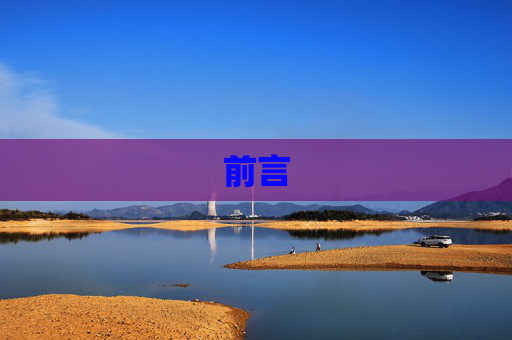 前言