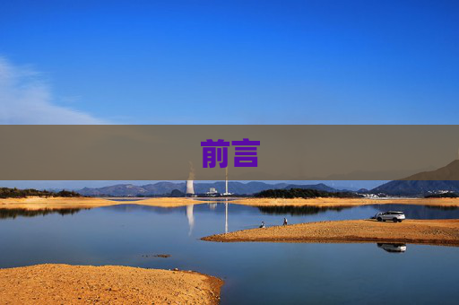 前言