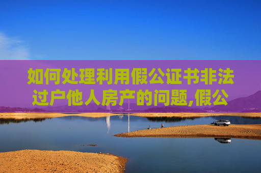 如何处理利用假公证书非法过户他人房产的问题,假公证书书把别人房子过户了怎么办