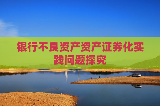 银行不良资产资产证券化实践问题探究