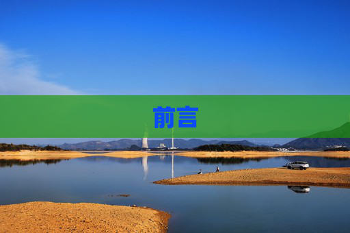 前言