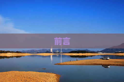 前言