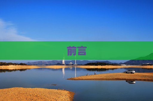 前言