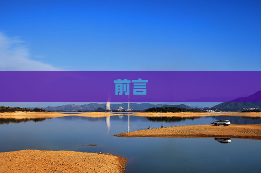 前言